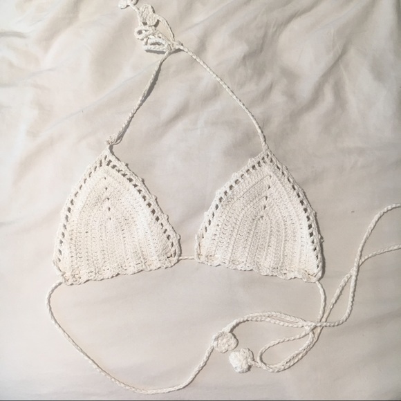 Urban Outfitters Other - White crochet boho bikini top
